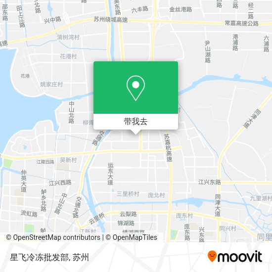 星飞冷冻批发部地图
