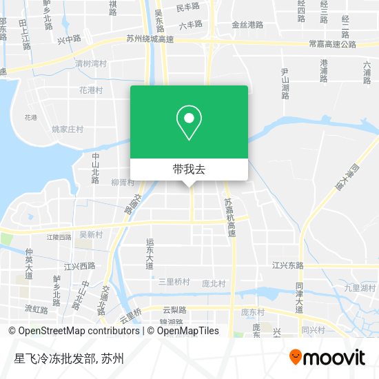 星飞冷冻批发部地图