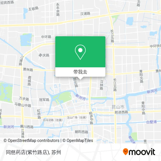 同慈药店(紫竹路店)地图