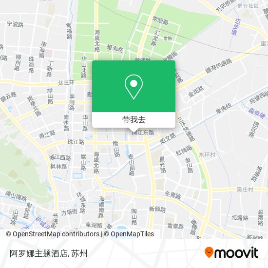 阿罗娜主题酒店地图