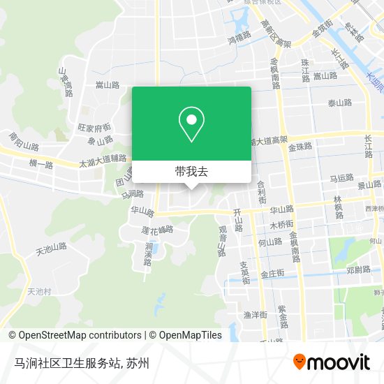 马涧社区卫生服务站地图