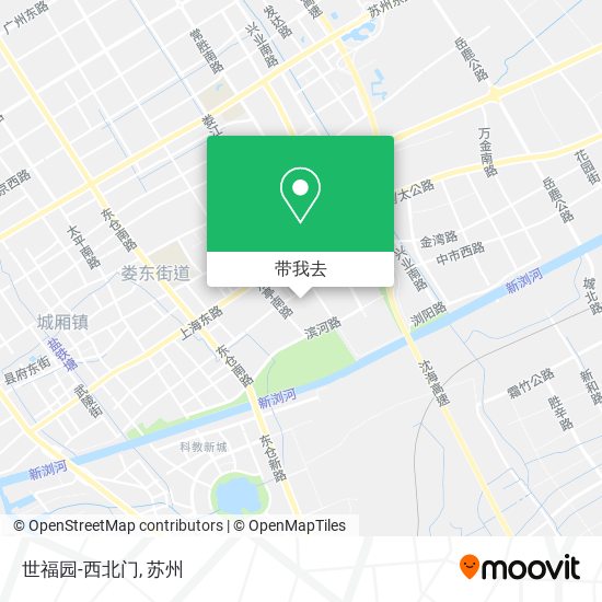 世福园-西北门地图
