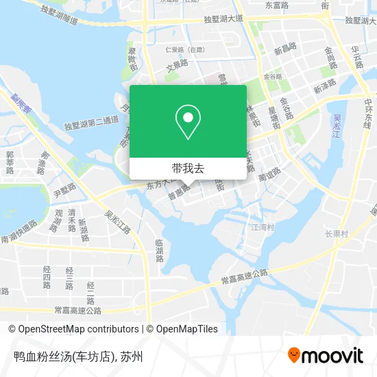 鸭血粉丝汤(车坊店)地图