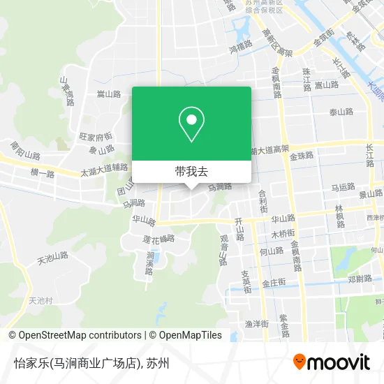 怡家乐(马涧商业广场店)地图