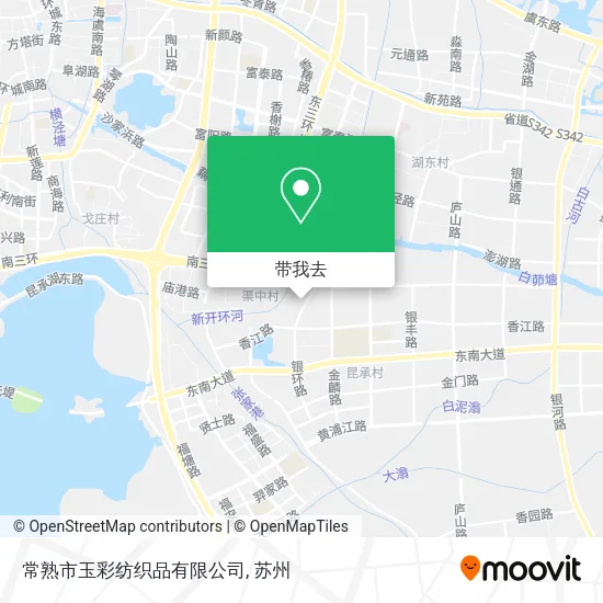 常熟市玉彩纺织品有限公司地图