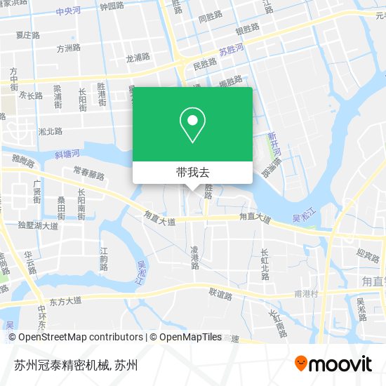 苏州冠泰精密机械地图