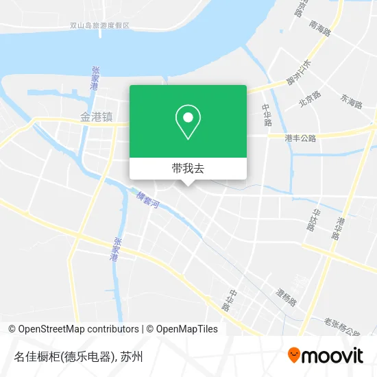 名佳橱柜(德乐电器)地图