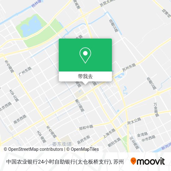 中国农业银行24小时自助银行(太仓板桥支行)地图