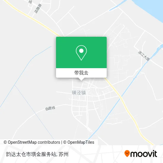 韵达太仓市璜金服务站地图