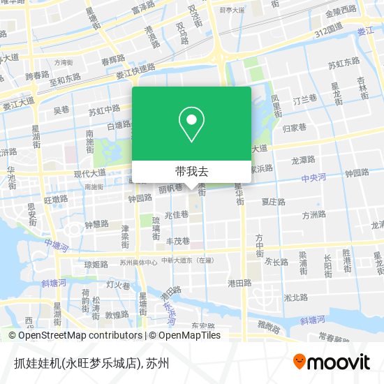 抓娃娃机(永旺梦乐城店)地图