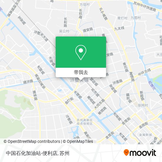 中国石化加油站-便利店地图