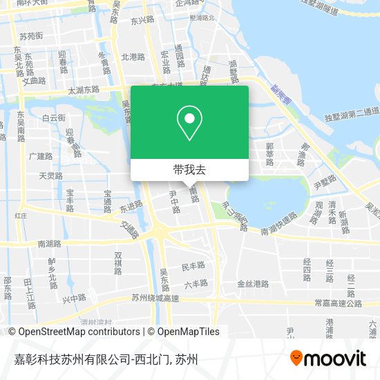 嘉彰科技苏州有限公司-西北门地图