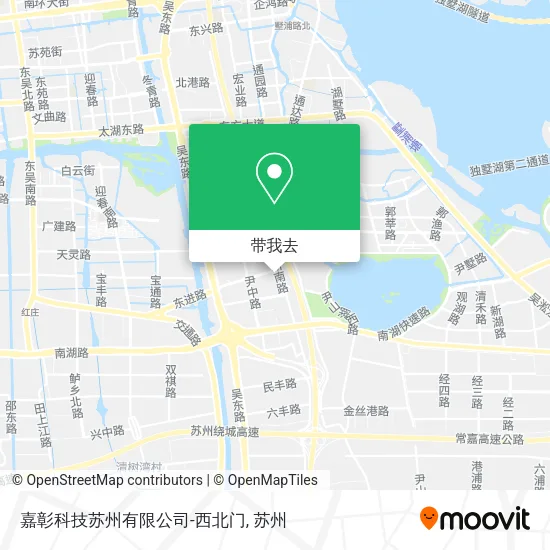 嘉彰科技苏州有限公司-西北门地图