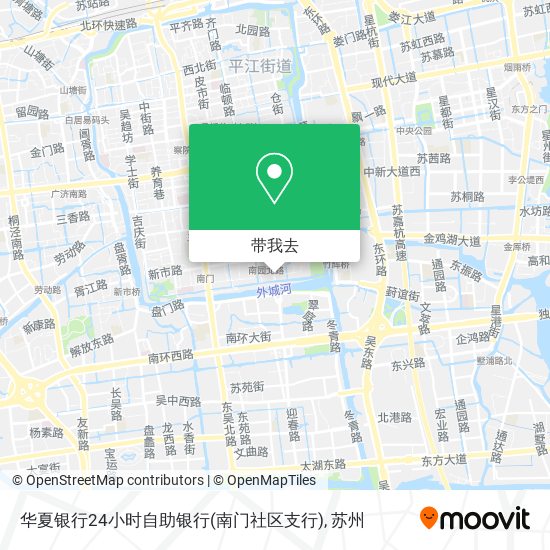 华夏银行24小时自助银行(南门社区支行)地图