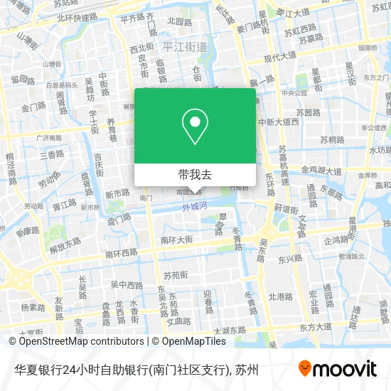 华夏银行24小时自助银行(南门社区支行)地图