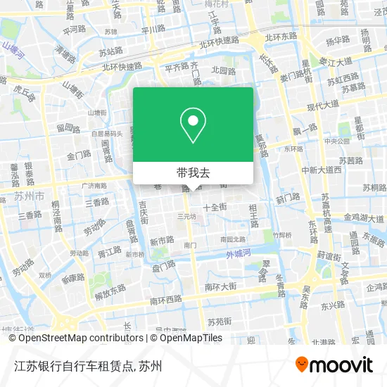 江苏银行自行车租赁点地图