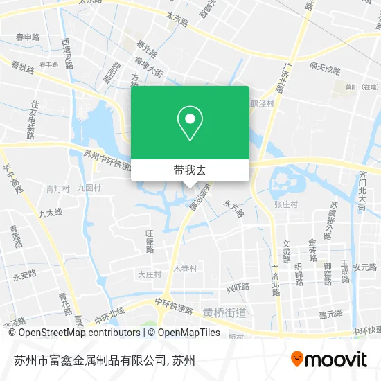 苏州市富鑫金属制品有限公司地图