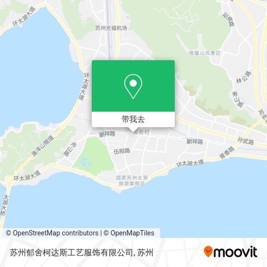 苏州郁舍柯达斯工艺服饰有限公司地图