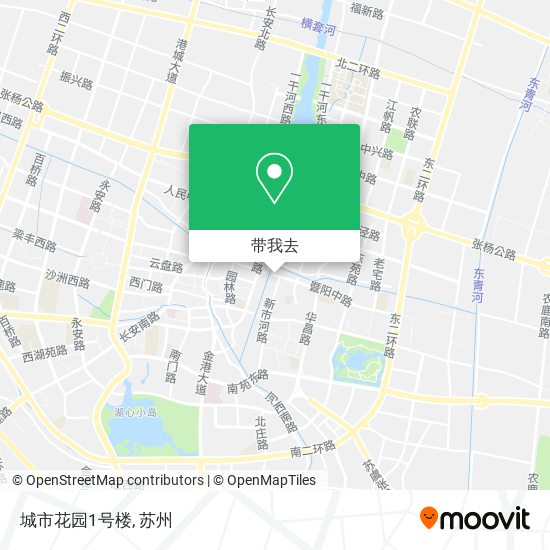 城市花园1号楼地图
