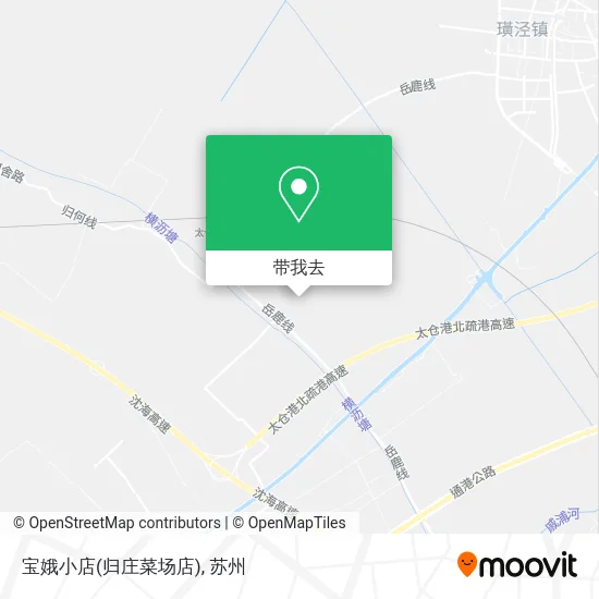 宝娥小店(归庄菜场店)地图