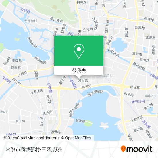 常熟市商城新村-三区地图