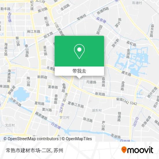 常熟市建材市场-二区地图