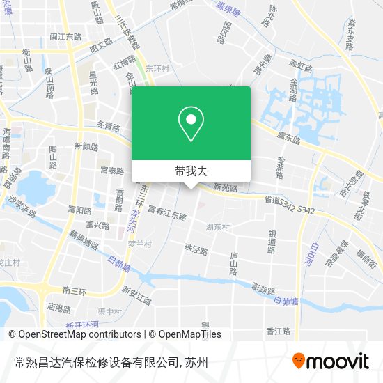 常熟昌达汽保检修设备有限公司地图