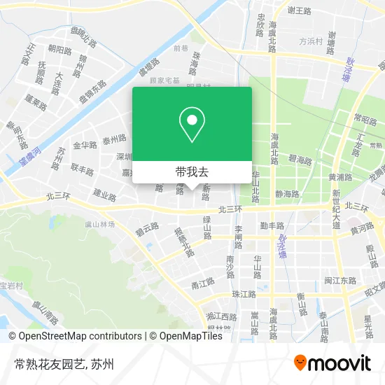 常熟花友园艺地图