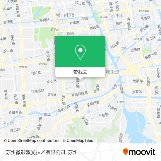 苏州微影激光技术有限公司地图