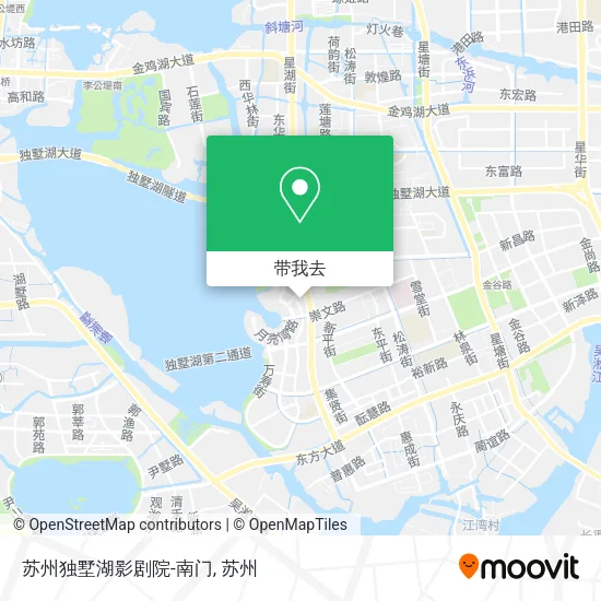 苏州独墅湖影剧院-南门地图