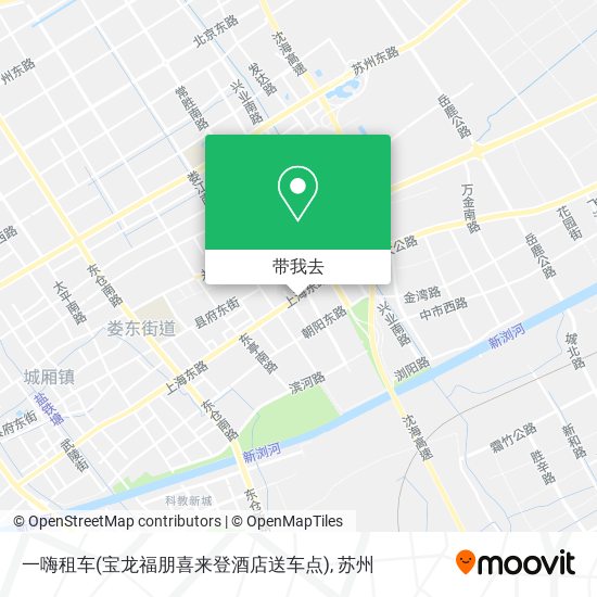 一嗨租车(宝龙福朋喜来登酒店送车点)地图