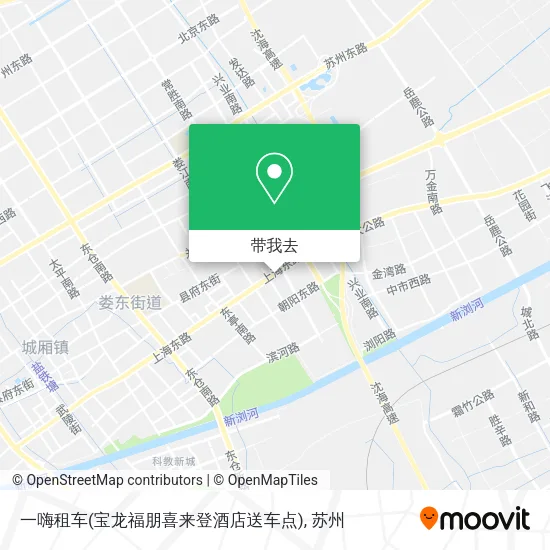 一嗨租车(宝龙福朋喜来登酒店送车点)地图