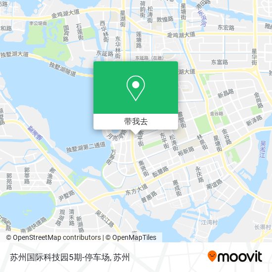 苏州国际科技园5期-停车场地图