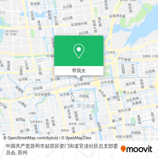 中国共产党苏州市姑苏区娄门街道官渎社区总支部委员会地图