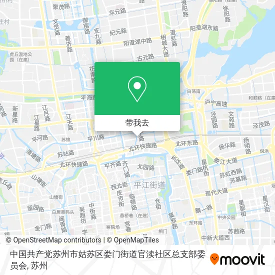 中国共产党苏州市姑苏区娄门街道官渎社区总支部委员会地图