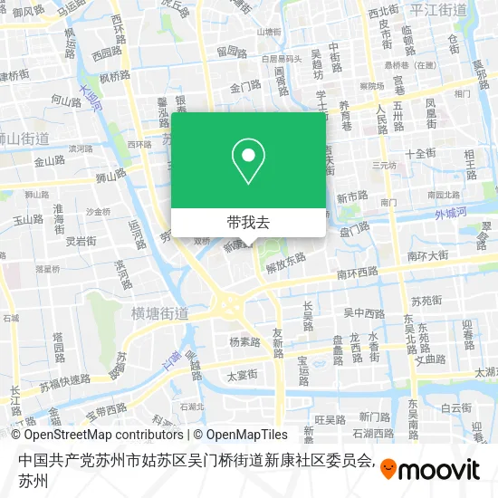 中国共产党苏州市姑苏区吴门桥街道新康社区委员会地图