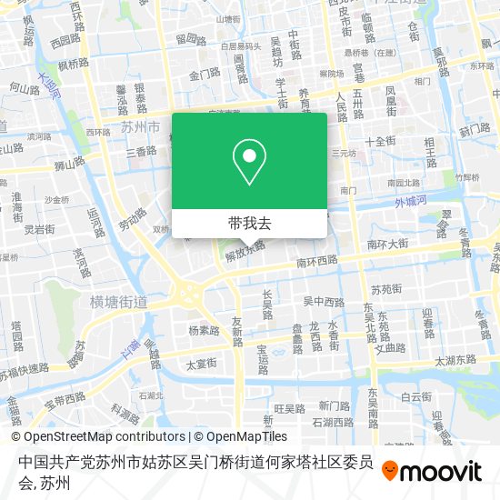 中国共产党苏州市姑苏区吴门桥街道何家塔社区委员会地图