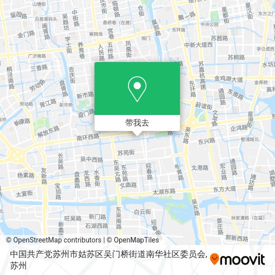 中国共产党苏州市姑苏区吴门桥街道南华社区委员会地图