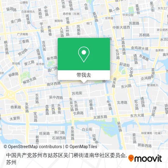 中国共产党苏州市姑苏区吴门桥街道南华社区委员会地图
