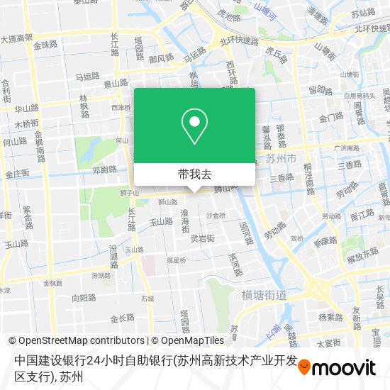 中国建设银行24小时自助银行(苏州高新技术产业开发区支行)地图