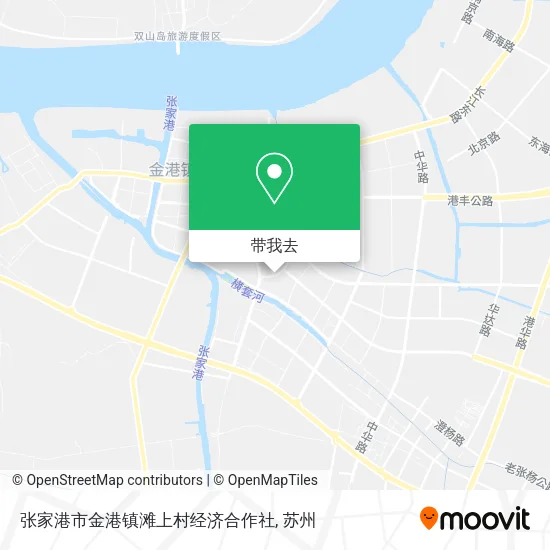 张家港市金港镇滩上村经济合作社地图