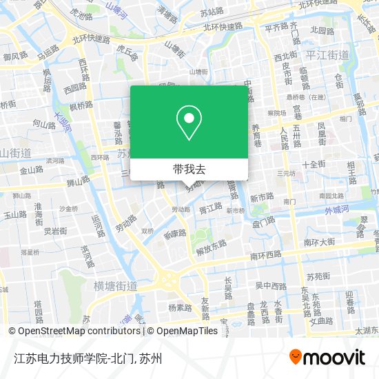江苏电力技师学院-北门地图