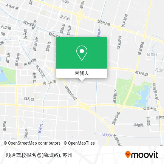 顺通驾校报名点(商城路)地图