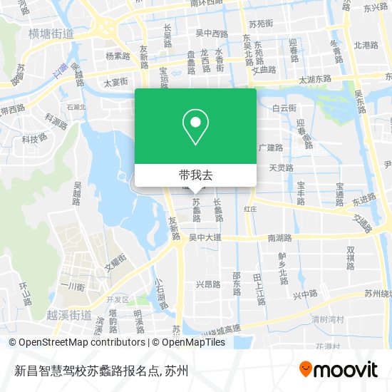 新昌智慧驾校苏蠡路报名点地图