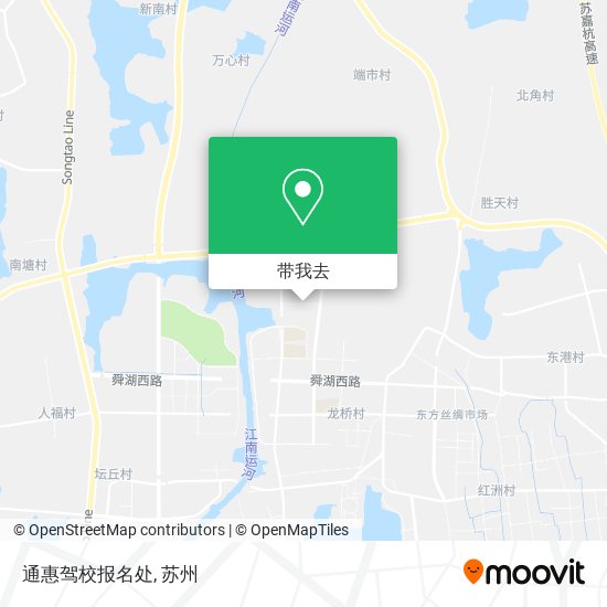 通惠驾校报名处地图