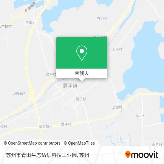 苏州市青田生态纺织科技工业园地图