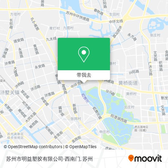 苏州市明益塑胶有限公司-西南门地图