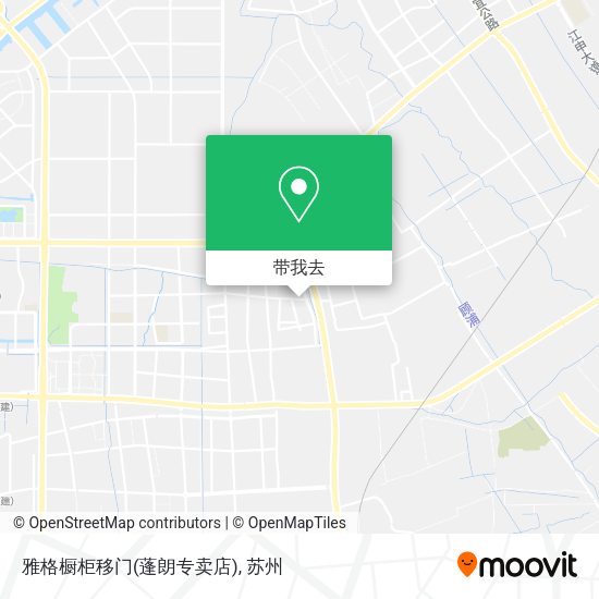 雅格橱柜移门(蓬朗专卖店)地图