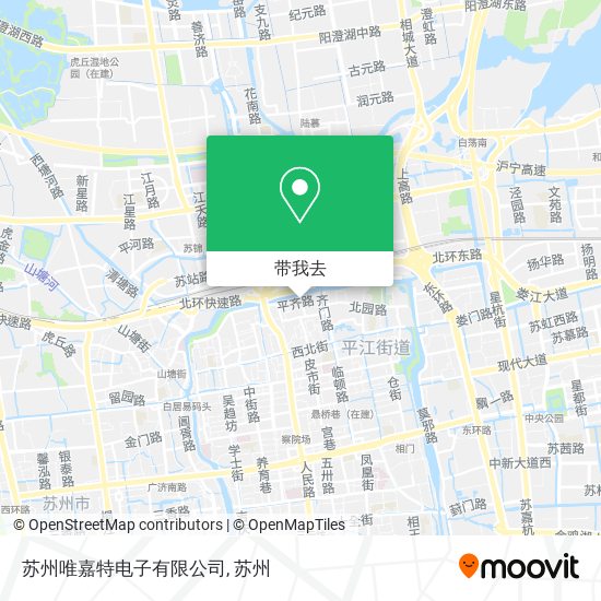 苏州唯嘉特电子有限公司地图
