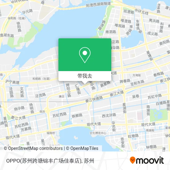 OPPO(苏州跨塘锦丰广场佳泰店)地图